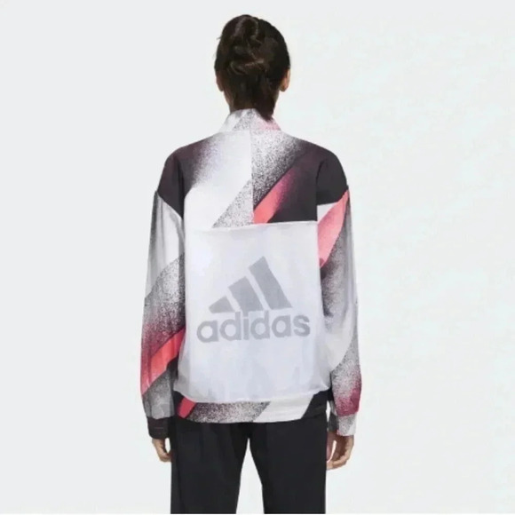 Adidas Unleash Confidence Woven Track Jacket Size Medium - Picture 2 of 12